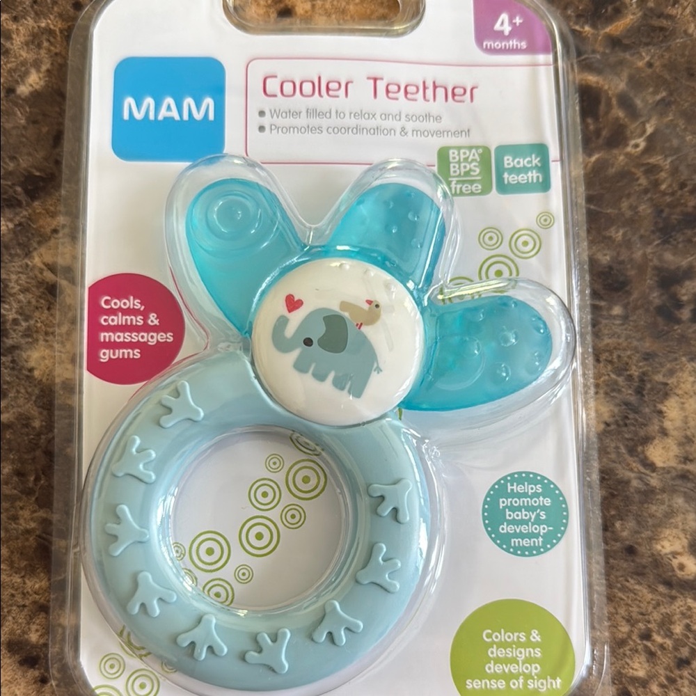 MAM Blue Cooler Teether for Kids